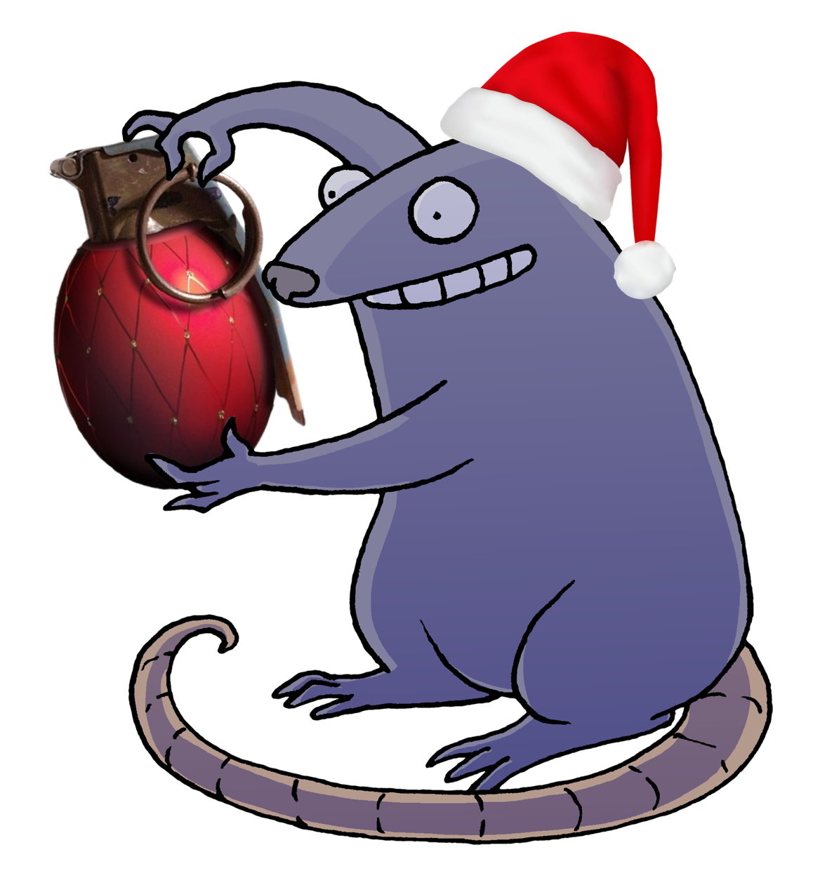 Rat Blastards Holiday Mascot