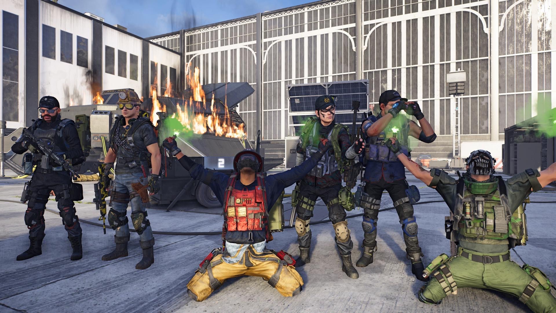 Six person raid team.